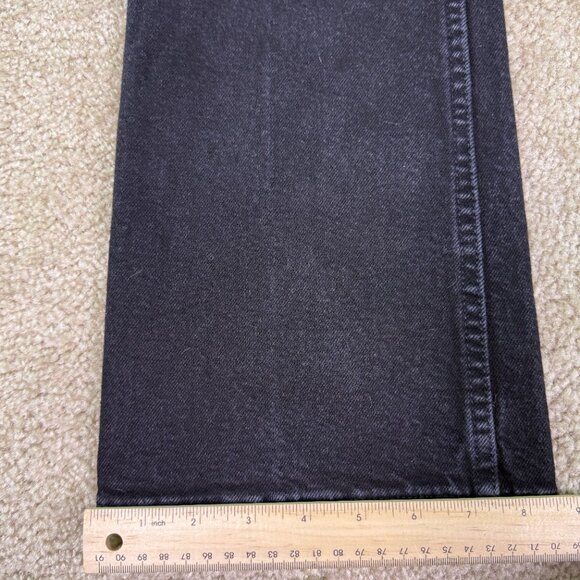 VTG Levis 517 Jeans Womens Slim Fit Bootcut Black Denim Sz 5 Y2K 2001 27x29 E831 - Picture 12 of 13